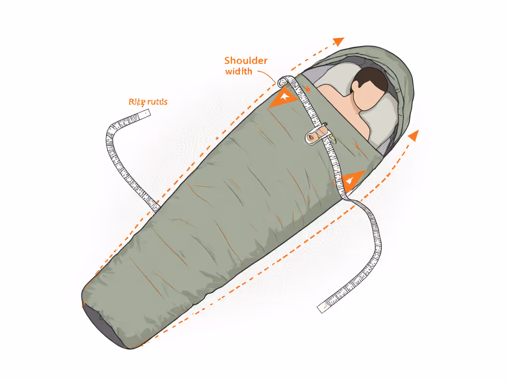sleeping_bag_measurement_technique_showing_person_lying_down_with_measurements